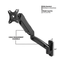 70-100-1 MODULAR SOLUTIONS MONITOR MOUNT HEIGHT ADJUSTABLE, ARTICULATING